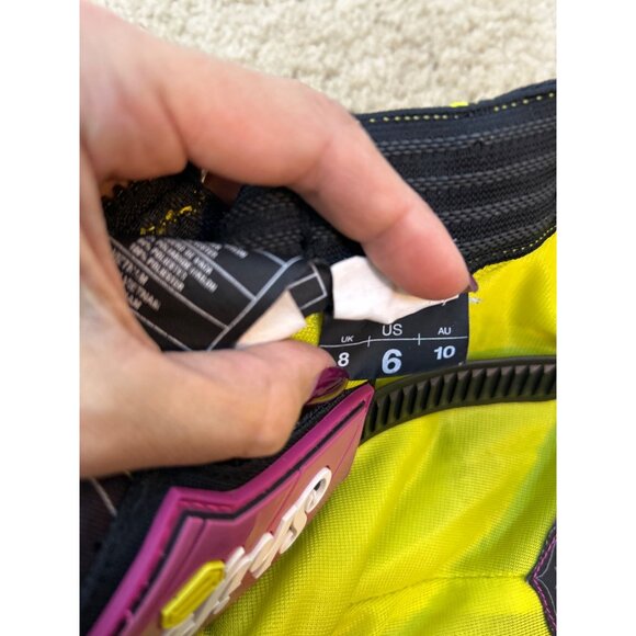 Shift by Fox Racing Motocross Pants Women’s Size 6 Leather Patch Black Pink - Picture 13 of 16